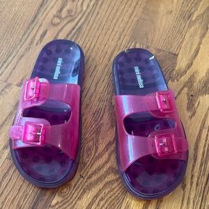Mini Melissa Kids Fuchsia Sandals